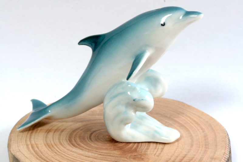 Delfin, Porzellanminiatur