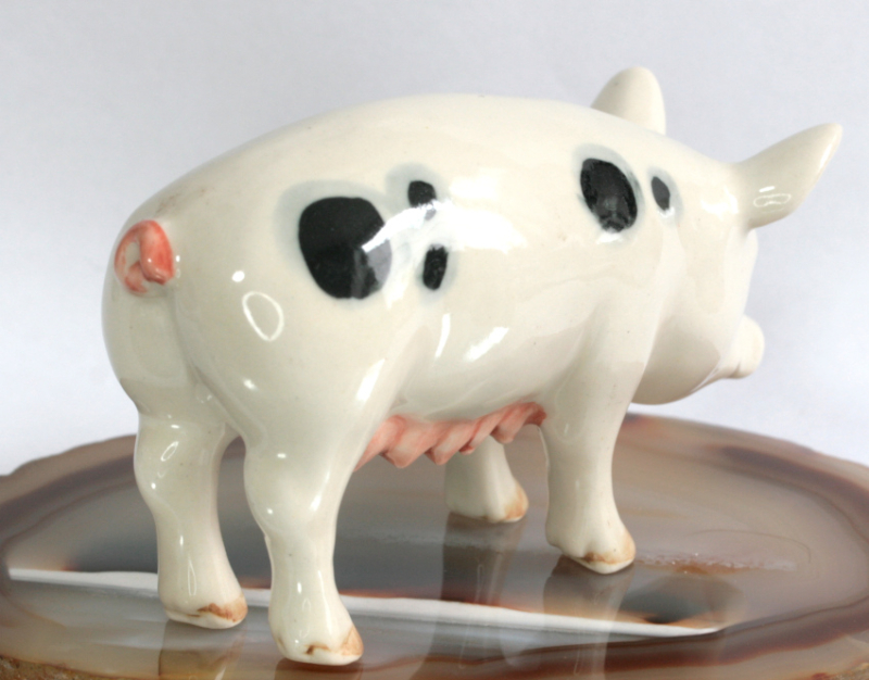 Schwein, Porzellan, Miniatur