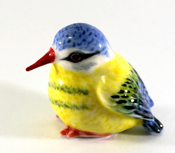 Vogel, Porzellanminatur