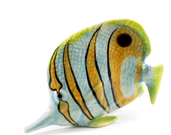 Fisch, Porzellanminiatur