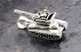 Panzer, Anhänger,  925 Sterling Silber