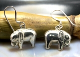 Elefanten, Ohrringe, 925 Sterling Silber