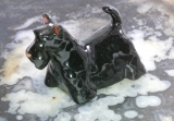 Scotch Terrier, Porzellanminiatur