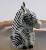Zebra, Fingerhut, Porzellan