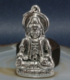 Buddha, Anhänger 925 Sterling Silber, Elektroform