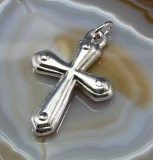 Kreuz, 925 Sterling Silber, Anhänger, Elektroform