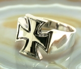 Eisernes Kreuz, Ring, 925 Sterling Silber