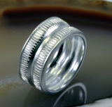 Ring, feine Arbeit, Silber 925