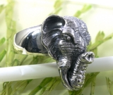 Elefant, 925 Sterling Silber, Ring