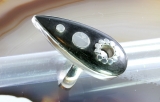 Holz und Silber, Ring