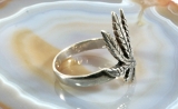 Cannabis, Ring 925 Sterling Silber