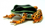 Frosch, Porzellanminiatur