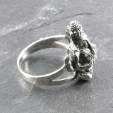 Ganesha,Ring, Silber