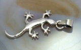 Gecko, Anhänger, 925 Sterling Silber