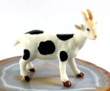 Ziege,Porzellanminiatur