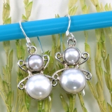 Perlen und Silber, Ohrringe