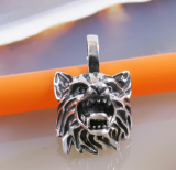 Wolf,Silber,Anhänger