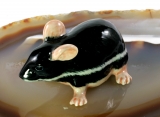 Ratte, Porzellanminiatur