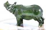 Nashorn, Rhinozeros,Porzellanminiaturen