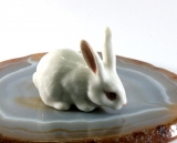 Hase, Porzellanminiatur