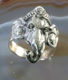 Ganesha - der Ring, Silber