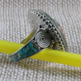 Ring, Afghanistan, Korallen und Türkise