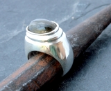 Labradorit und Silber, Ring