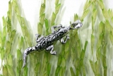 Gecko, beweglicher Anhänger, 925 Silber