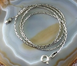 Silberkette, 925 Sterling Silber, Collierkette, 43 cm