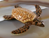 Meeresschildkröte, Porzellanminiatur