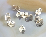 Ohrstecker Mutter Gegenstücke Silber