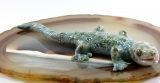 Gecko, Tokey, Porzellanminiaturen