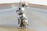 Katze, Anhänger, 925 Sterling Silber