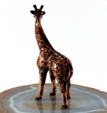 Giraffe, Netzgiraffe, Porzellanminiatur