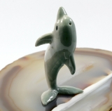 Delfin, Porzellanminiatur, Miniatur