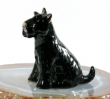 Scotch Terrier, Porzellanminiatur