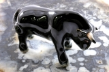 Stier,spanischer Stier,Porzellanminiatur