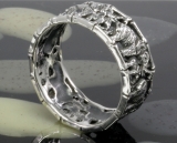 Elefanten im Ring, 925 Sterling Silber