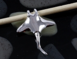 Manta, Rochen, Anhänger 925 Sterling Silber