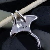 Manta, Rochen, Anhänger 925 Sterling Silber