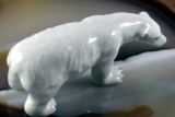 Eisbär, Porzellanminiatur