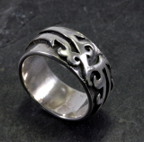 Ring, massiv, 925 Sterling Silber