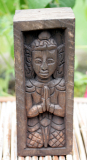 Buddha, Holzskulptur aus Myanmar