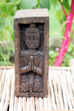 Buddha, Holzskulptur aus Myanmar