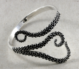 Oktopus, Armreif, 925 Sterling Silber