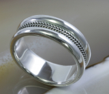 Massiver Ring, 925 Sterling Silber