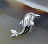 Delfin, Anhänger, 925 Sterling Silber