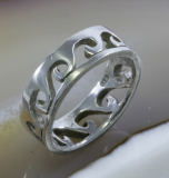 Surfer, Ring, 925 Sterling Silber