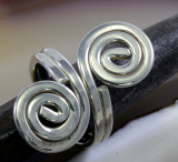 Spiralen, Ring, 925 Sterling Silber