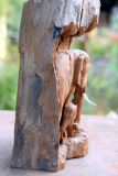 Elefant, Holzskulptur